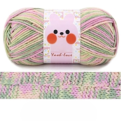 Темный Морско-зеленый Шерстяная пряжа, пряжа для вязания крючком, для свитера, шапки, носков, детских одеял, сегмент окрашенный, темно-зеленый, 3.5~4 мм, около 185.91 ярдов (170 м) / моток