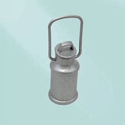 Серый Миниатюрный игрушечный кухонный инструмент, сплав детская кукла, аксессуары для кукольного домика с микро-ландшафтом, притворяясь опорными украшениями, серые, 35x16 мм