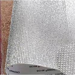 Кристалл Самоклеющиеся стеклянные листы клея горного хрусталя, Для обрезки сумок и обуви, кристалл, 40x24 см