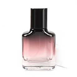 Pink Градиентные стеклянные флаконы с распылителем для духов, многоразовая пустая бутылка с эфирным маслом, розовые, 5x2.5x9.1 см, емкость: 30 мл (1.01 жидких унций)