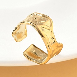 Настоящее золото 18K 304 кольца из нержавеющей стали, реальный 18 k позолоченный, 9.5 мм