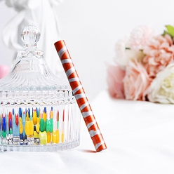 Оранжево-Красный Палочки для сургуча в виде столбика, для ретро печать печать, оранжево-красный, 113x11 мм