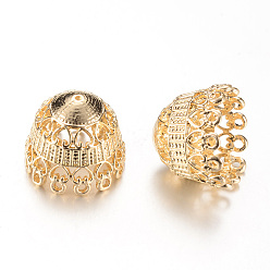 Light Gold Сплав шарик крышки, без кадмия и без свинца, полукруглые / купольные, золотой свет, 19x23 мм, отверстие : 1~2 мм