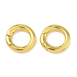 Золотой Латунные пружинные кольца, стойки покрытие, долговечный, золотые, 15x3 мм
