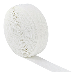 Weiß 10 Meter Spandexband, rutschfestes Gummiband, Silikon, weiß, 1-1/8 Zoll (27 mm)