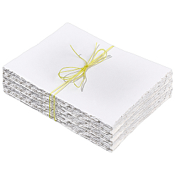 White Watercolor Paper, Rectangle, White, 179x132x0.3mm, 50pcs/set