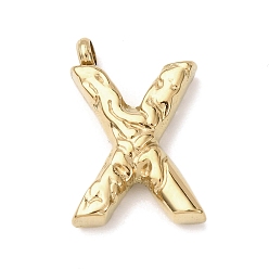 Letter X 304 подвески из нержавеющей стали, письмена, ионное покрытие (ip), Письмо X, 21.5x14.5x4.5 мм, отверстие : 2.5 мм