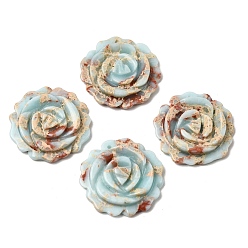 Шушан Камень Подвески из синтетического камня Шоушань с резьбой, , 34~34.5x6.5 мм, отверстие : 1.7 мм