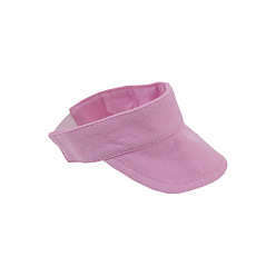 Pink Тканевая кукла бейсбол спортивная повседневная шляпа, для дюймовых американских кукол для девочек, кукольных шляп, аксессуаров, розовые, 18 мм