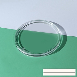 Round Transparent Acrylic Borders, for DIY Flowing Sand Material, Round, 100x100mm, Hole: 1mm