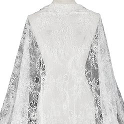 Белый Нейлоновая кружевная ткань, белые, 3000x1640x0.5 мм