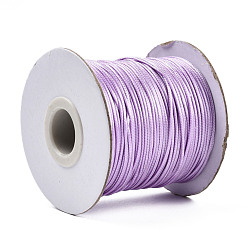 Plum Korean Waxed Polyester Cord, Plum, 1mm, about 85yards/roll