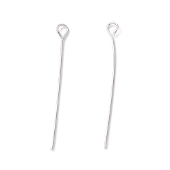 Платина Латунный штифт, без кадмия и без свинца, платина, 30~30.5x3x0.5 мм, 24 датчик, отверстие : 1.6 мм