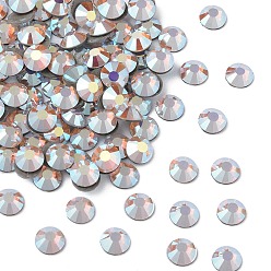 01000 200 White Opal AB Камни preciosa® crystal hotfix с плоской основой, чешский хрусталь, круглый(438 11 612 шатон роза вива 12 ®), 01000 200 белый опал ab, ss 10 (2.7~2.9 мм)