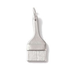 Платина Подвески из латуни и кубического циркония, без кадмия и без свинца, долговечный, чистить, с целью перехода в кольце, платина, 18x8x2 мм, отверстие : 5 мм