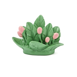 Темный Морско-зеленый Непрозрачные кабошоны из смолы, густая трава, темно-зеленый, 25.5x33x15 мм