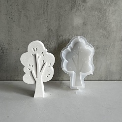 Белый Силиконовые формы, большое украшение на елку, белые, 115x70x23 мм, внутренний диаметр: 98x67 мм