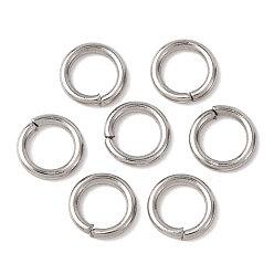 Нержавеющая Сталь Цвет Устойчивы к потускнению 304 открытые соединительные кольца из нержавеющей стали, круглые, цвет нержавеющей стали, 20 датчик, 5x0.8 мм, внутренний диаметр: 3.4 мм
