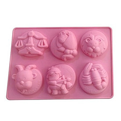 Pink Силиконовые формы, двенадцать созвездий, формы для литья смолы, розовые, 230x169x25 мм