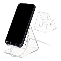 Прозрачный 3шт. акриловые держатели для мобильных телефонов, прозрачные, 80x90 мм
