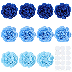 Темно-Голубой 1Набор самоклеящихся нетканых розовых тканей, детские декоративные аксессуары, сделанные своими руками, с прилипшей, глубокое синее небо, 28x10 мм