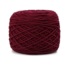 Седло Коричневый Шерстяная пряжа, для одежды шарфы свитера шали шапки, седло коричневый, 5 мм