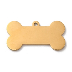 Золотой Ионное покрытие (ip) 304 подвески из нержавеющей стали, лазерная резка, костяное очарование, золотые, 16x31x1.5 мм, отверстие : 1.8 мм