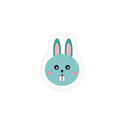 Rabbit Cute Acrylic Clips, for Paper Document, School Office Supplies, Rabbit, 35mm