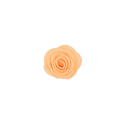 Bisque Non-woven Fabrics Cabochons, for Garment Accessory, Flower, Bisque, 40mm