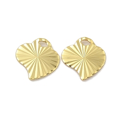 Лист Стойки обшивки латунные прелести, долговечный, без свинца и без кадмия, реальный 18 k позолоченный, разнообразные, лист, 9x9.5x1 мм, отверстие : 1 мм