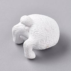 Белый Пвх кошка прикладом магниты на холодильник смешные магниты на холодильник фото, украшение домашнего офиса, подарки животных любитель животных, белые, 30.5x32.5x33 мм