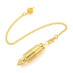 Золотой Стеллаж гальванический латунный заостренный биолокационный маятник, пуля, золотые, 230 мм