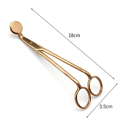 Античная Бронза Триммер фитиля свечи из нержавеющей стали, инструмент свеча, античная бронза, 18x5.5 см