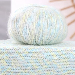 Светло-Голубой Пряжа из шерстяного волокна, для свитера, шапки, носков, детских одеял, Небесно-голубой, 3 мм