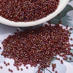 (DB1781) Корневое Пиво AB с Белой Подкладкой Бусины miyuki delica, цилиндр, японский бисер, 11/0, (дБ 1781) белого пива с корнями, 1.3x1.6 мм, отверстия: 0.8 мм, около 10000 шт / мешок, 50 г / мешок