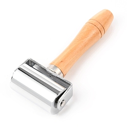 Цвет Древесины Ламинирующий валик из клеевого клея, ручной инструмент для ручной работы, кожаный ручной ролик, деревесиные, 157x73.5 мм