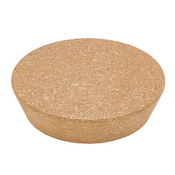 Peru 1Pc Cork Bottle Stoppers, Wine Accessories, Flat Round, Peru, 130x29mm