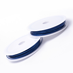 Средно-синий Проволока для тигра, нержавеющая сталь с нейлоновым покрытием, светло-синий, 0.8 мм, около 59.05 футов (18 м) / рулон, 10 рулонов / группы