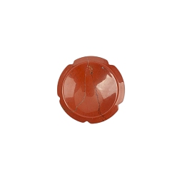 Красный Камень Цветок натуральный красный яшма беспокойство камни, Кристаллический целебный камень для балансирующей медитации Рейки, 38x7 мм