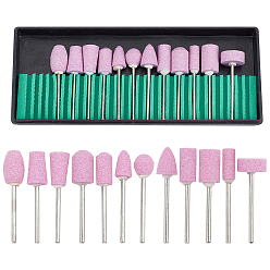 Сливовый 12 кварцевая шлифовальная головка, шт., сверло для ногтей, с железной фурнитурой, аксессуары для маникюра, слива, 40~46x6~14 мм