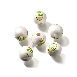 Crown Печатное натуральное дерево, жемчужные, карнавальная серия, корона, 15.5x14.5 мм, отверстие : 4.5 мм