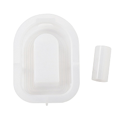 Arch Силиконовые формы для ваз своими руками, формы для литья смолы, белые, арка, 113x80x38 мм, внутренний диаметр: 20 мм