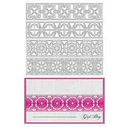 Rectangle Углеродистая сталь разрезает трафареты, для diy scrapbooking, Фотоальбом, декоративная бумага для тиснения, цвет нержавеющей стали, прямоугольные, 158x148x0.8 мм