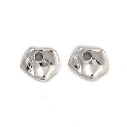 Платина Spacer бисер латунные, самородки, платина, 7x8.5x4 мм, отверстие : 1.4 мм