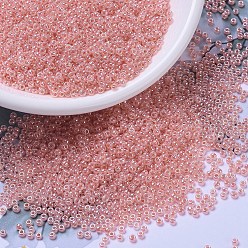 (RR539) Лосось Цейлонскийский Миюки круглые бусины рокайль, японский бисер, (rr 539) лосось цейлонский, 11/0, 2x1.3 мм, Отверстие : 0.8 мм , около 5500 шт / 50 г