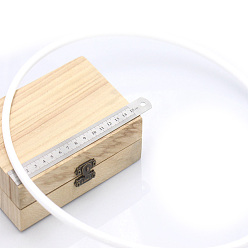 Ring Пластиковый венок макраме цветочный обруч, Для дома, автомобиля, поделки, свадебные настенные украшения, кольцо, 300 мм