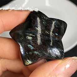 Звезда Статуэтки из натурального астрофиллита для украшения рабочего стола в домашнем офисе, звезда, 30x34x12 мм