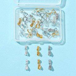 (52) Непрозрачная лаванда 30шт 3 цвета железные щипцы для льда, разноцветные, 10.67x5.93x3.04 мм, отверстие : 4.13 мм, штифты : 0.84 мм, 10 шт / цвет