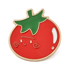 Помидор Штифты с растительной эмалью, булавки для лацканов из сплава для одежды рюкзака, помидор, 30x30 мм