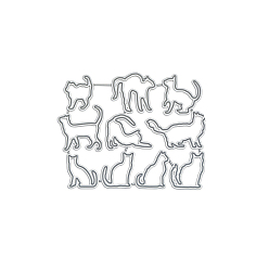 Нержавеющая Сталь Цвет Углеродистая сталь разрезает трафареты, для diy scrapbooking, Фотоальбом, декоративная бумага для тиснения, цвет нержавеющей стали, 71x90 мм